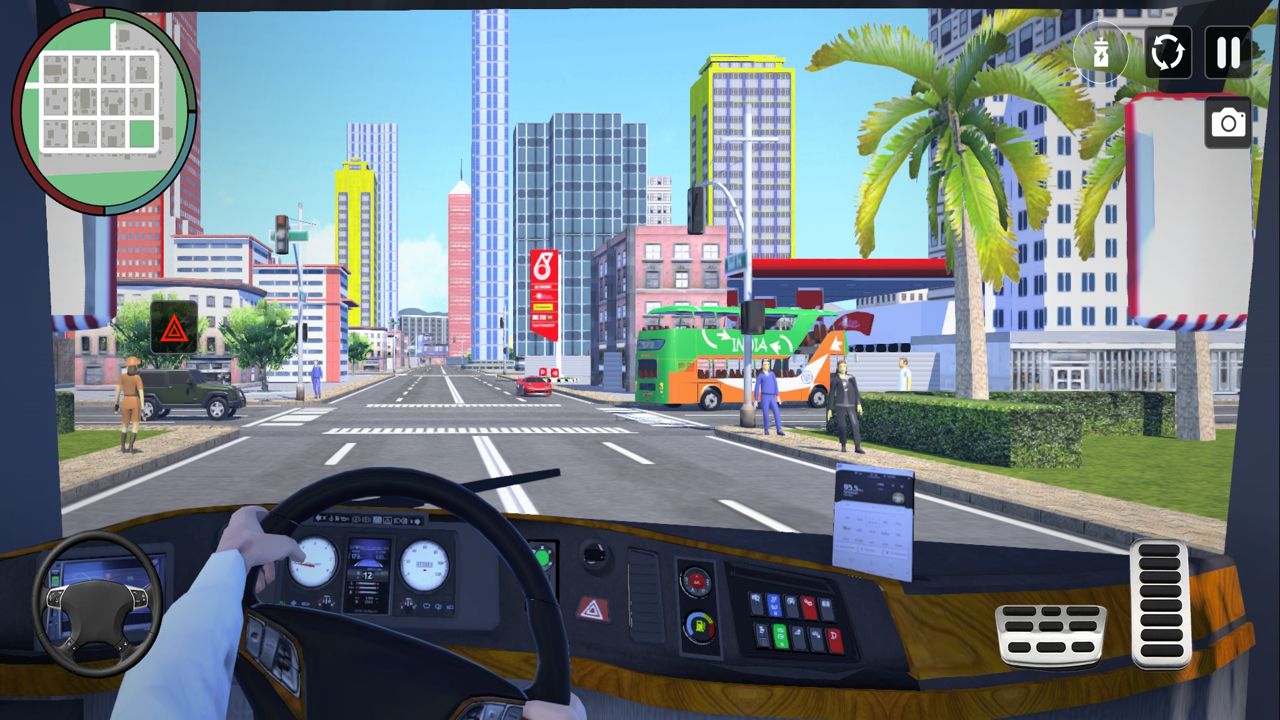 巴士模拟器终极骑行游戏截图